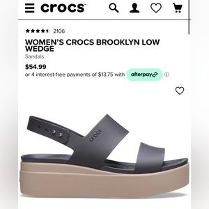 Crocs Brooklyn Low Wedge